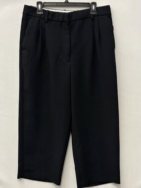 Wilfred Black “The Effortless Pant” Wide-Leg Cropped Pants 14